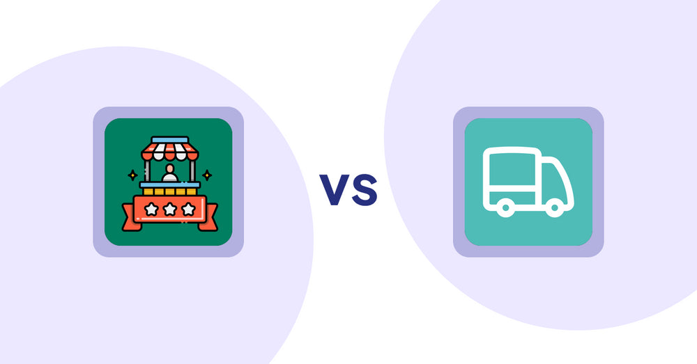 Shopify Metafield Apps: Vendor Info By Nexlerate vs BB Estimated Delivery