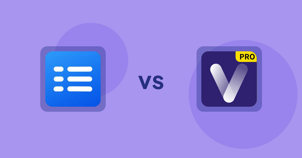 Shopify Metafield Apps: Easy Specification Table vs Variant Description Pro