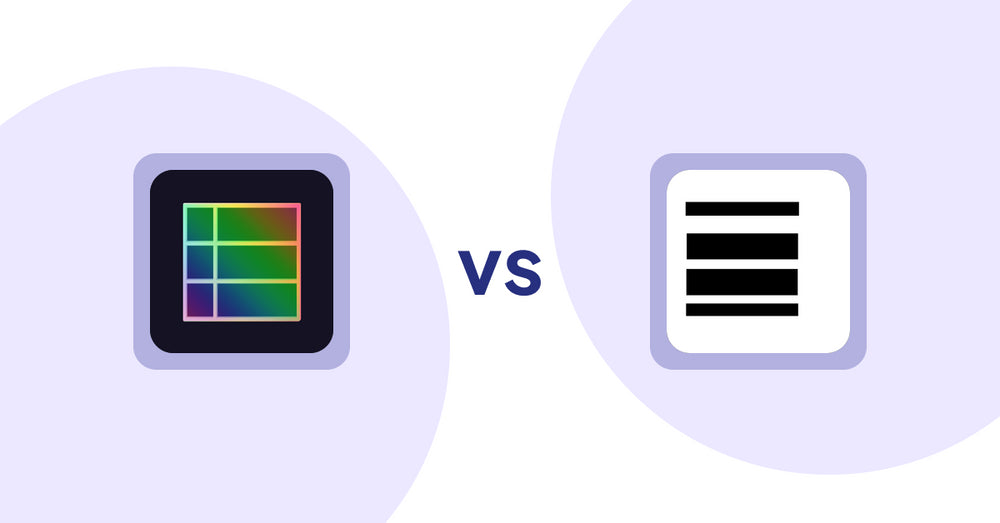 Shopify Metafield Apps: TableFlow Specification Table vs Meta fields editor